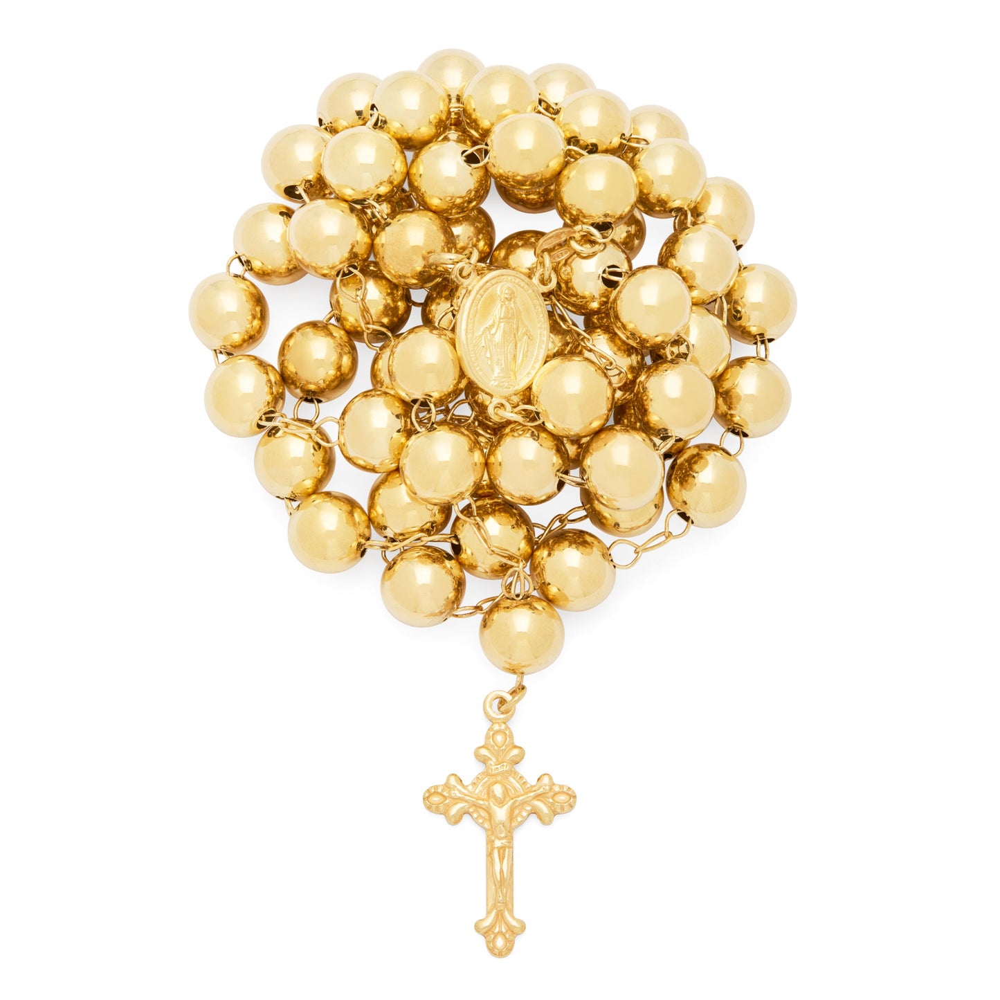 Gold Plated Rosary Beads